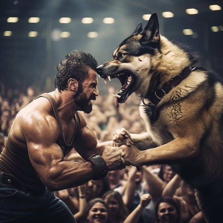 are dogs stronger than humans?